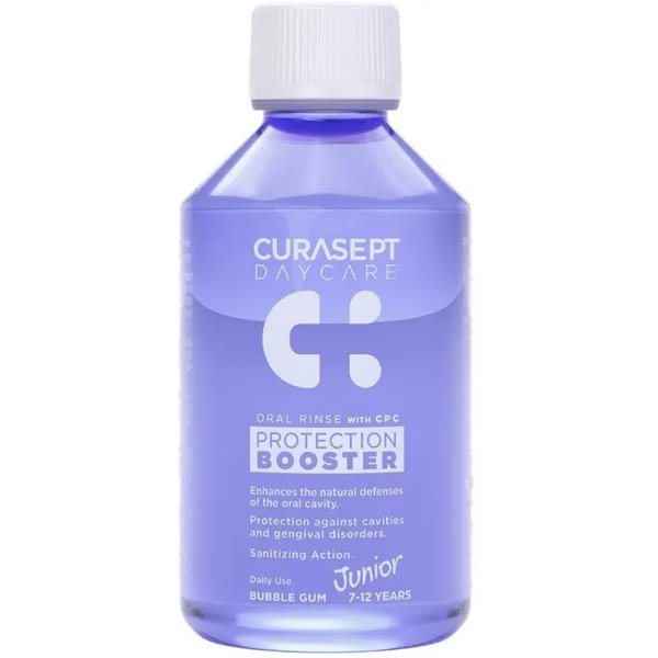 Curasept Daycare Protection Booster Bubble Gum - Collutorio Per Bambini 250 Ml-image