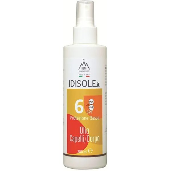 Idi Farmaceutici Crema Solare 6 SPF Corpo E Capelli Idisole Protezione Bassa 200 Ml-image