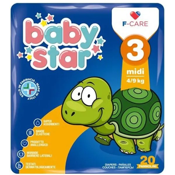 Baby Star Midi - 20 Pannolini 4-9 Kg Taglia 3-image