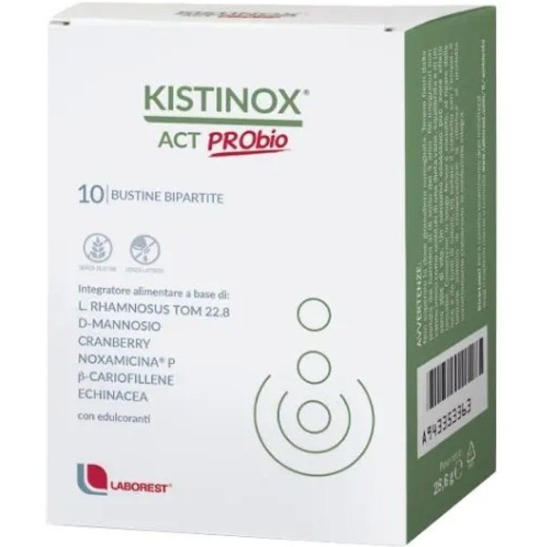 Kistinox Act Probio 10 Bustine - Integratore Per Le Vie Urinarie-image