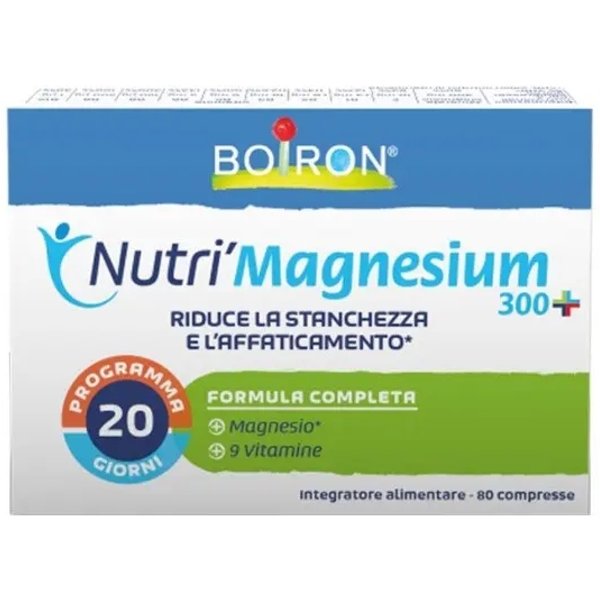 Boiron Nutrì Magnesium 300+ - Integratore Di Magnesio 80 Compresse-image