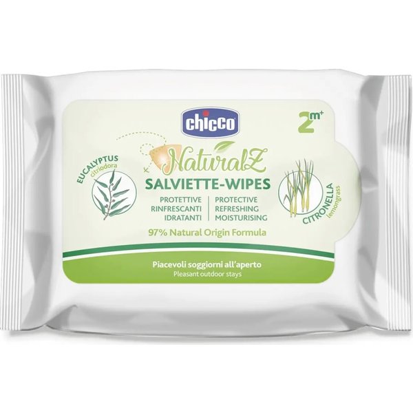 Chicco Naturalz - 20 Salviette Protettive E Rinfrescanti-image