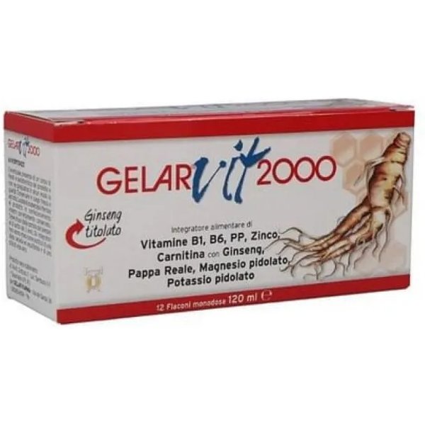 Gelarvit 2000 - Integratore Per Il Tono Ed Energia 12 Flaconcini-image
