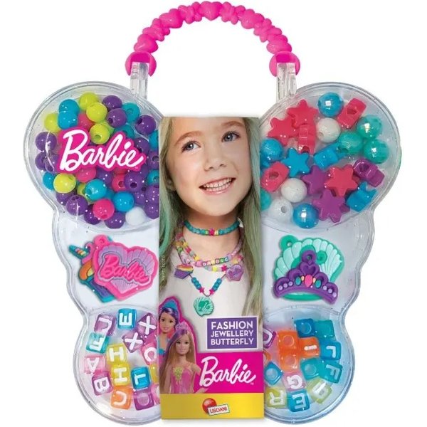 Lisciani Barbie - Fashion Jewellery Butterfly - Kit Per Creare Bracciali-image