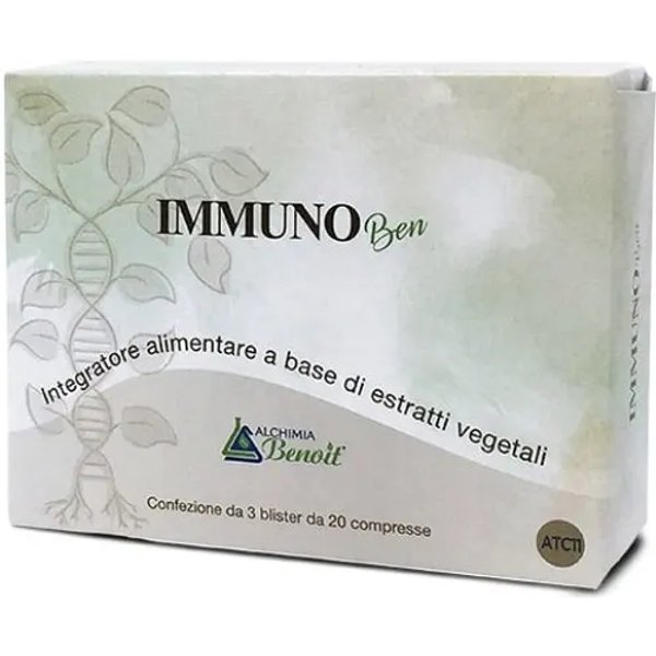 Immuno Ben 60 Compresse - Integratore Per Le Difese Immunitarie-image
