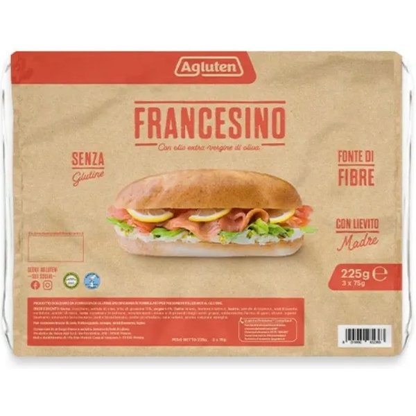 Agluten Francesino - 3 Sfilatini Da 75 G-image