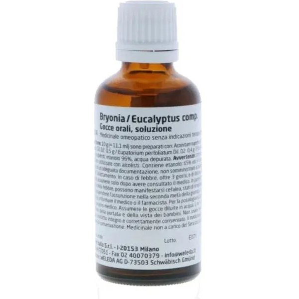 Weleda Bryonia Eucalyptos Composta Gocce - Farmaco Omeopatico 50 Ml-image