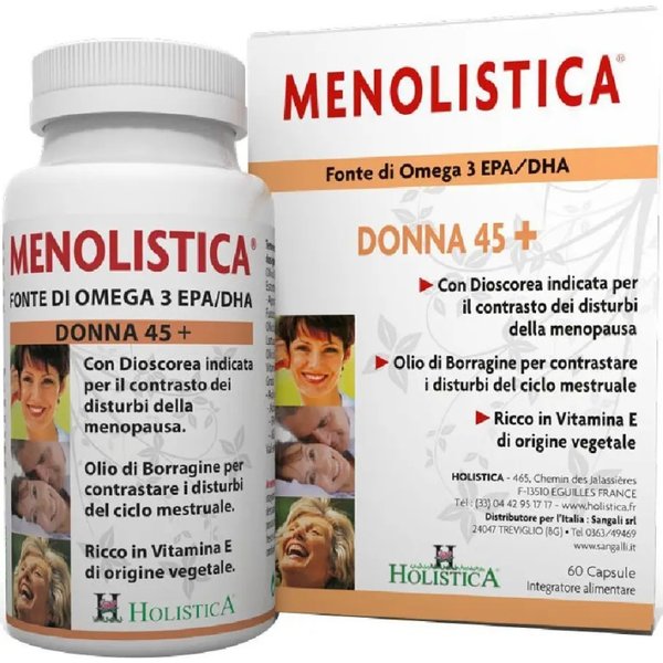 Menolistica Donna45+ - Integratore Per La Menopausa 60 Capsule-image