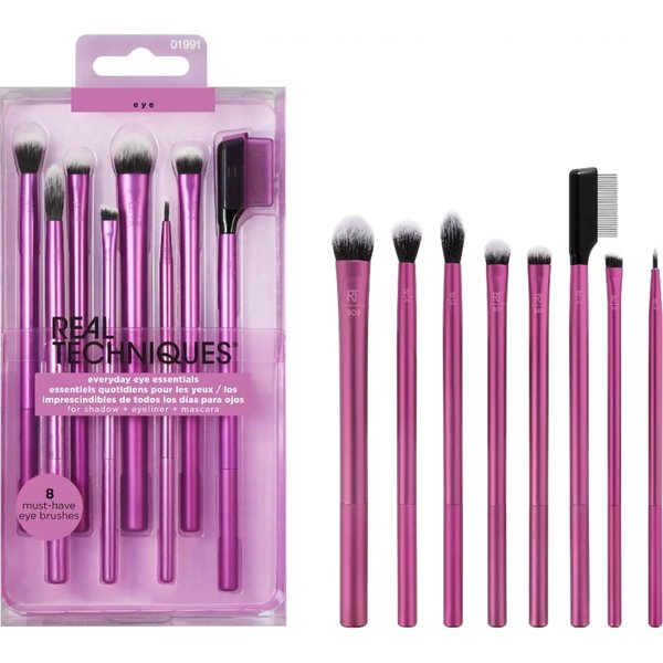 Real Techniques Everyday Eye Essentials - Set Di Pennelli Per Il Make-Up-image