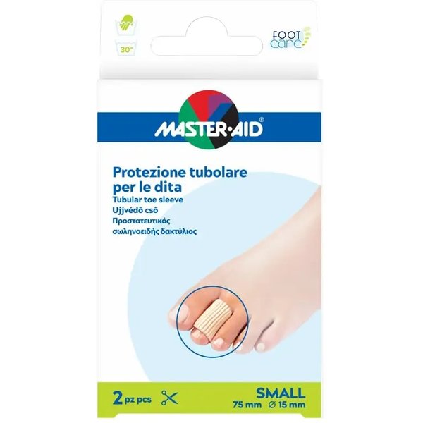 Master Aid Footcare - 2 Protezioni Tubolari - Taglia S-image