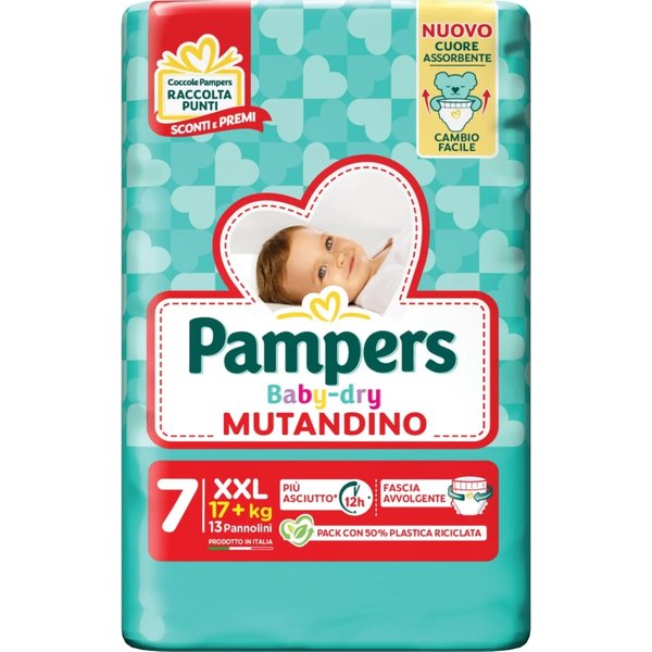 Pampers Baby-Dry Mutandino XXL - 13 Pannolini Taglia 7 (17+ Kg)-image