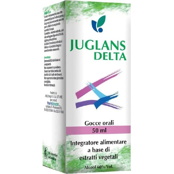 Juglans Delta Gocce 50 Ml - Integratore A Base Di Estratti Vegetali-image