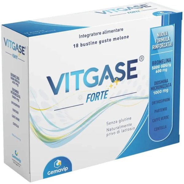 Vitgase Forte 18 Bustine - Integratore Drenante-image
