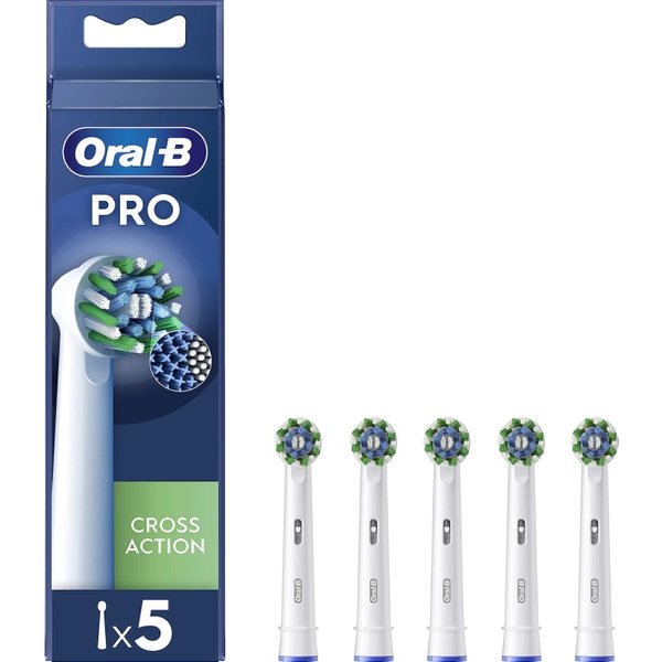 Braun Oral-B Crossaction - 5 Testine Di Ricambio-image