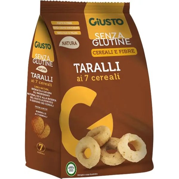 Giusto Natura - Taralli Ai 7 Cereali Senza Glutine 175 G-image