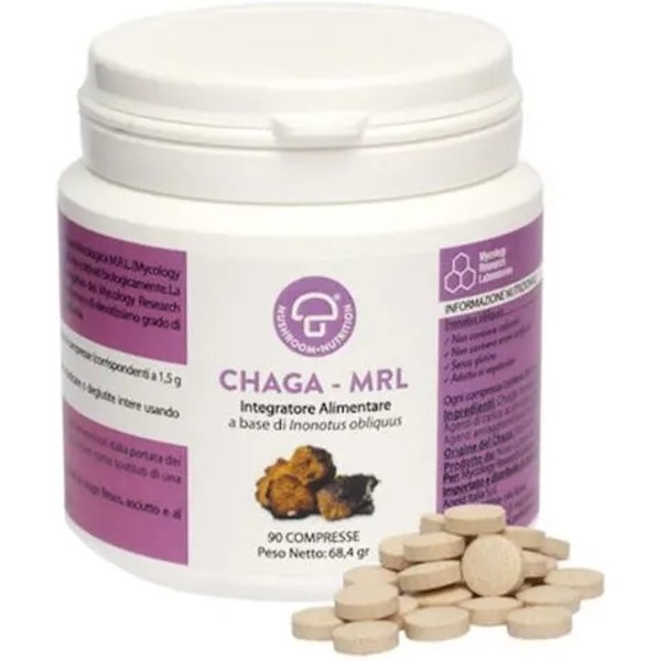 Chaga-Mrl 90 Compresse - Integratore Per Il Benessere Gastrointestinale-image