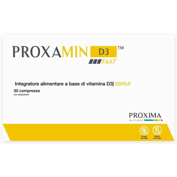 Proxamin D3 Fast 30 Compresse - Integratore Di Vitamina D3-image