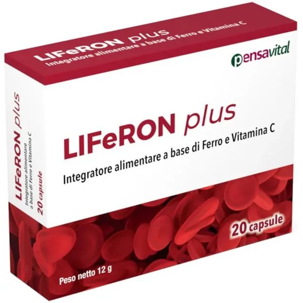Liferon Plus 20 Capsule - Integratore Di Ferro E Vitamina C-image