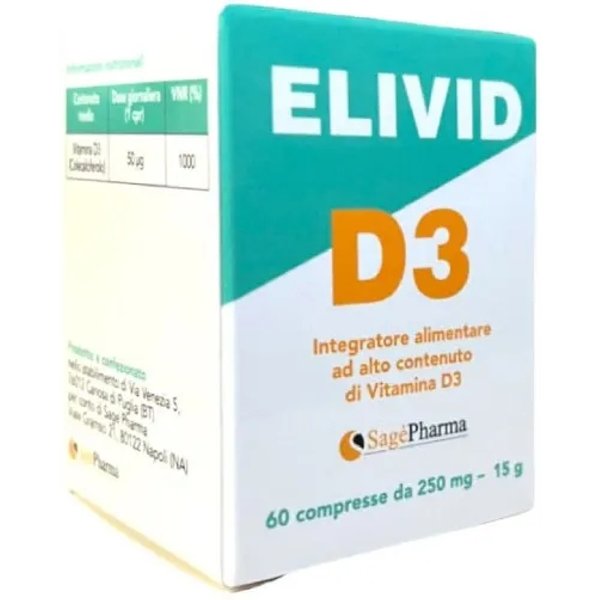 Elivid 60 Compresse - Integratore Di Vitamina D3-image