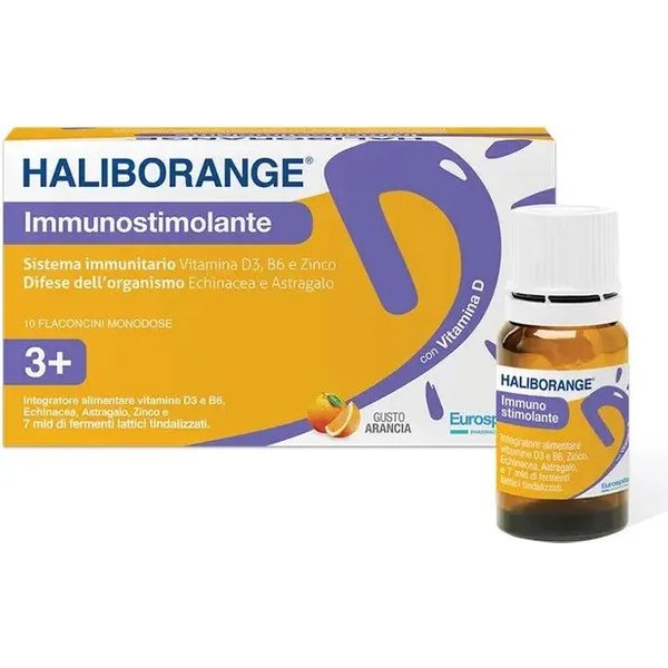 Haliborange Immunostimolante 10 Flaconcini - Integratore Per Le Difese Immunitarie-image