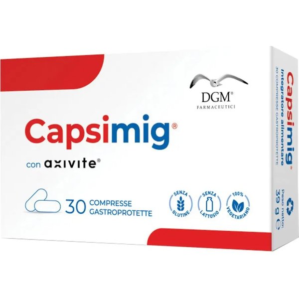 Capsimig 30 Compresse - Integratore Per Stati Di Tensione Localizzata-image