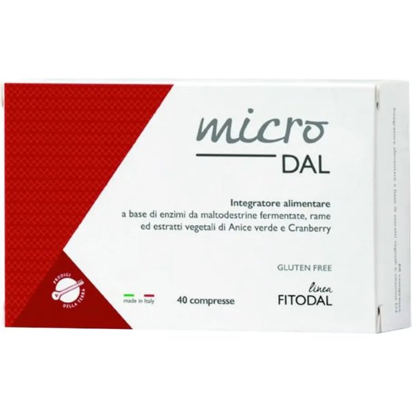 Microdal 40 Compresse - Integratore Per Favorire La Funzione Digestiva-image