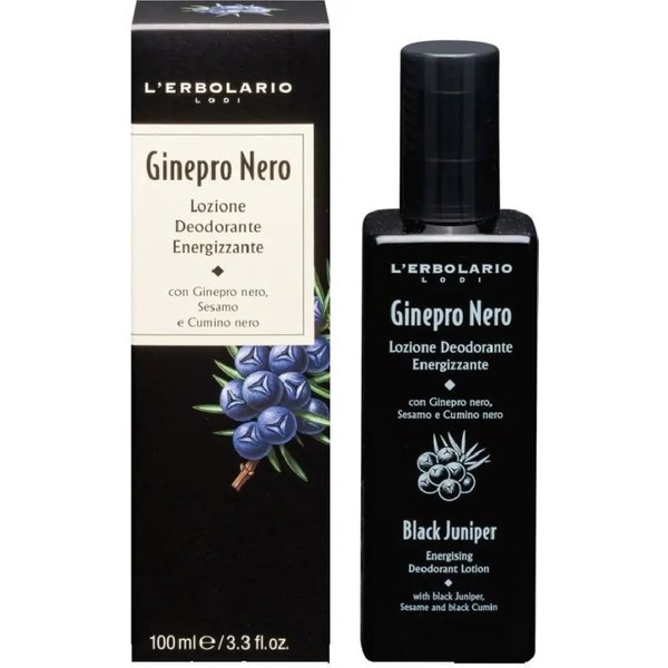 L Erbolario Ginepro Nero - Lozione Deodorante Energizzante 100 Ml-image