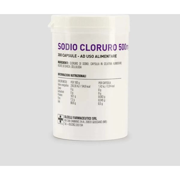 Sodio Cloruro 500Mg - 300 Capsule-image