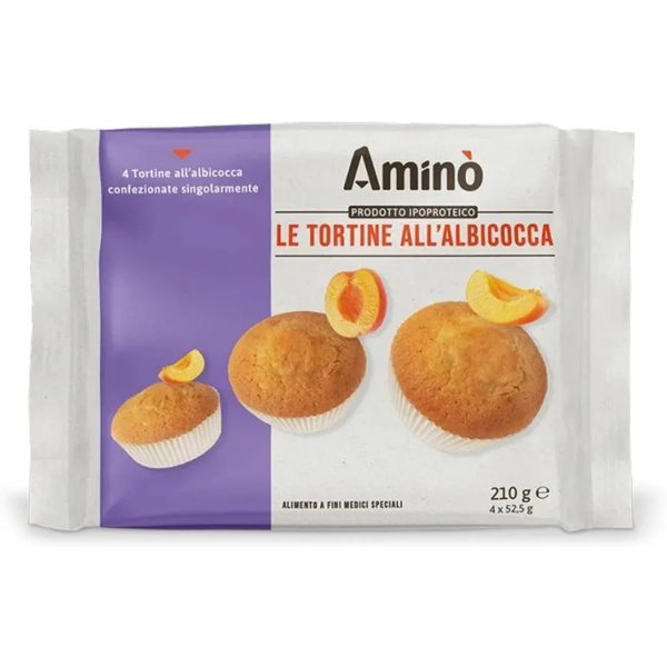 Amino 4 Tortine Aproteiche All'albicocca-image