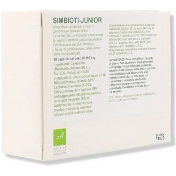 Oti Simbioti-Junior 80 Capsule - Integratore Per La Regolarità Gastrointestinale-image