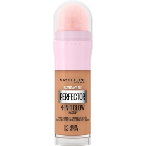 Maybelline Instant Age Rewind Perfector 4-In-1 Glow Makeup - Fondotinta Illuminante - N. 02 Medium-image