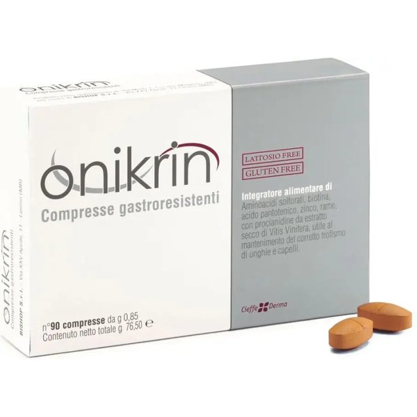 Onikrin 90 Compresse - Integratore Per Unghie E Capelli Fragili-image