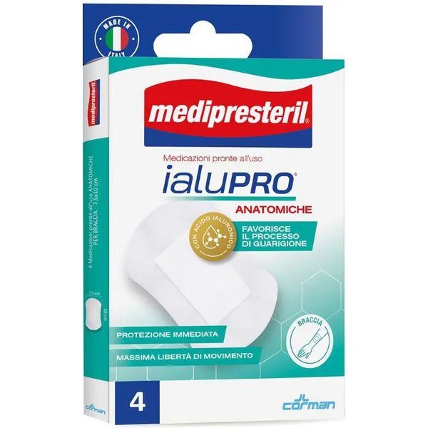 Medipresteril Medicazioni Pronte All'uso Ialupro Anatomiche - 4 Medicazioni Per Braccia-image