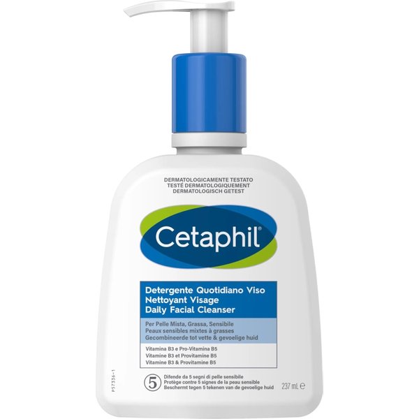 Cetaphil Detergente Quotidiano Viso Per Pelle Grassa E Sensibile 237 Ml-image