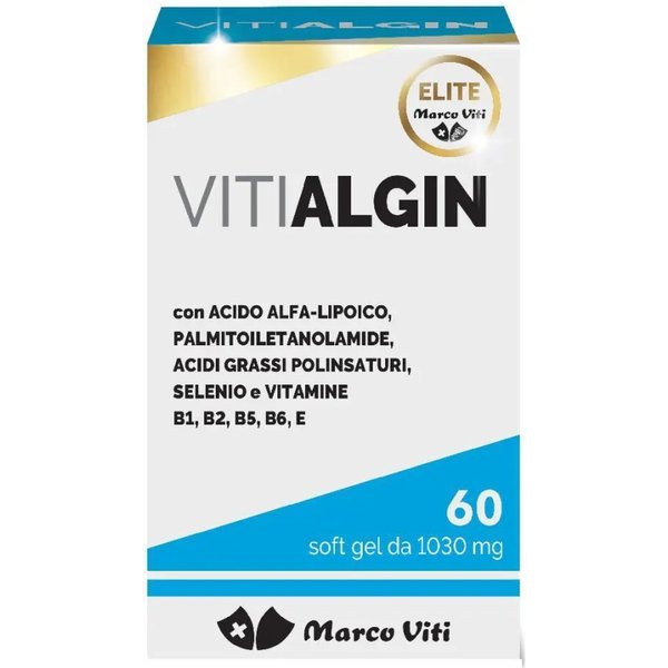 Marco Viti Vitialgin 1030Mg - Integratore Per Il Sistema Nervoso 60 Perle-image