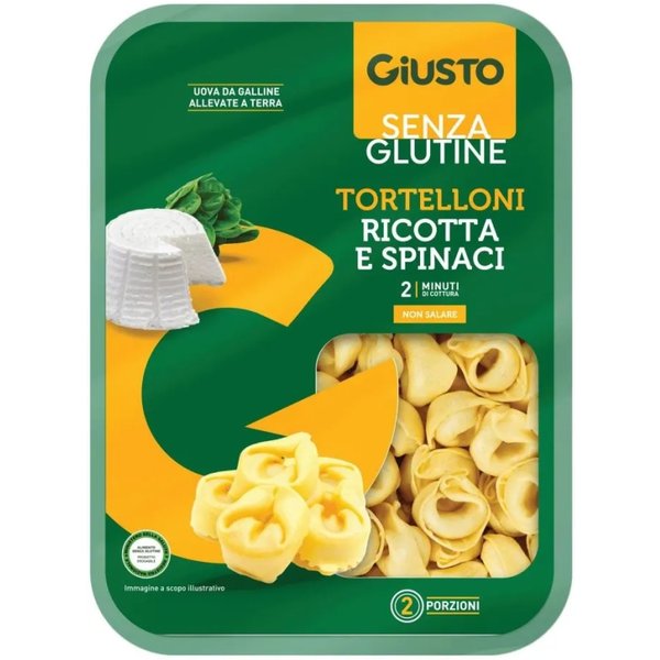 Giusto Senza Glutine - Tortelloni Ricotta E Spinaci 250 G-image