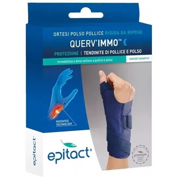 Epitact Querv'immo - Ortesi Polso Pollice Rigida Da Riposo - Taglia S Mano Destra-image
