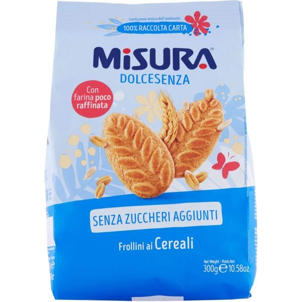 Misura Dolcesenza - Frollini Ai Cereali Senza Zuccheri Aggiunti 300 G-image
