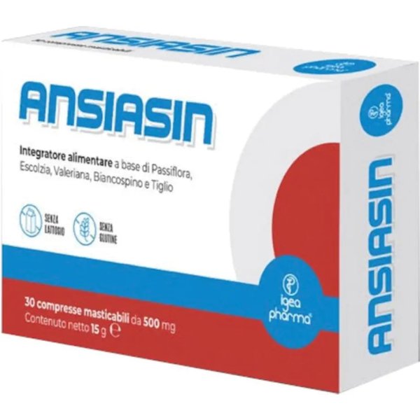 Ansiasin 30 Compresse - Integratore Per Il Tono Dell'umore-image