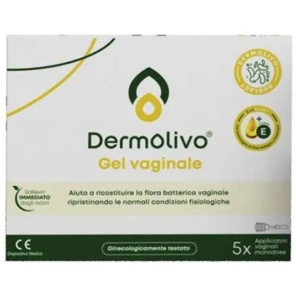 Green Life Dermolivo 5 Flaconcini - Gel Vaginale-image