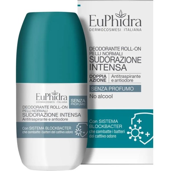 Euphidra Deodorante Sudorazione Intensa Senza Profumo Roll-On 50 Ml-image
