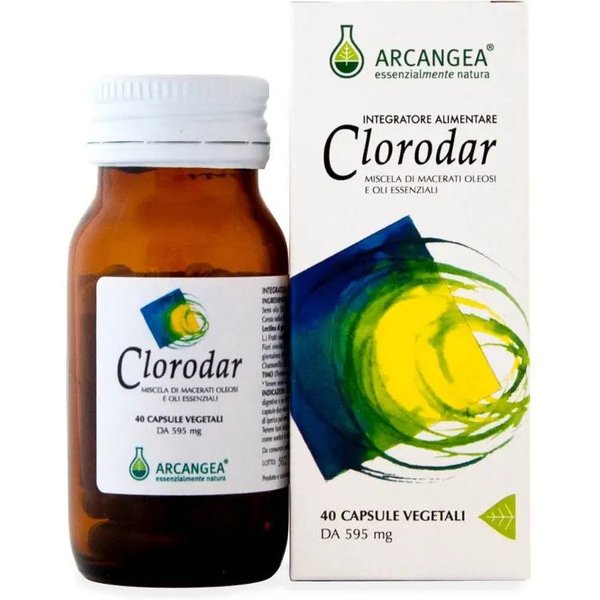 Clorodar 40 Capsule - Integratore Per La Funzione Digestiva-image