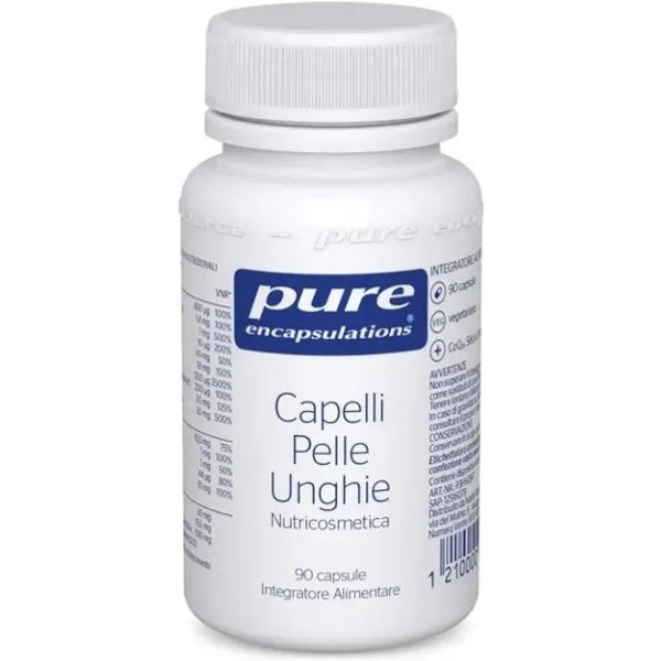 Pure Encapsulations Capelli Pelle Unghie - Integratore Da 90 Capsule-image