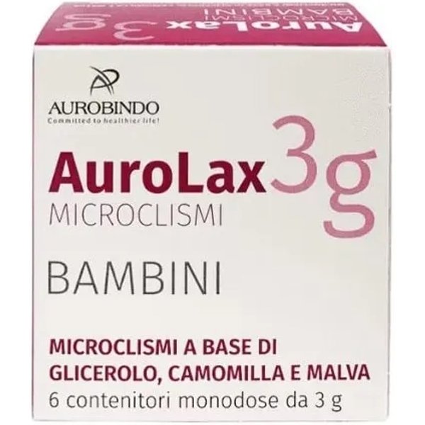 Aurolax - 6 Microclismi Per Bambini 3 Gr-image