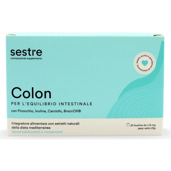 Colon 20 Bustine - Integratore Per L'equilibrio Intestinale-image