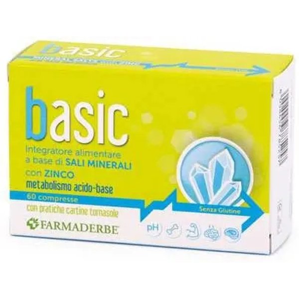 Basic 60 Compresse - Integratore Per Il Metabolismo Acido Base-image