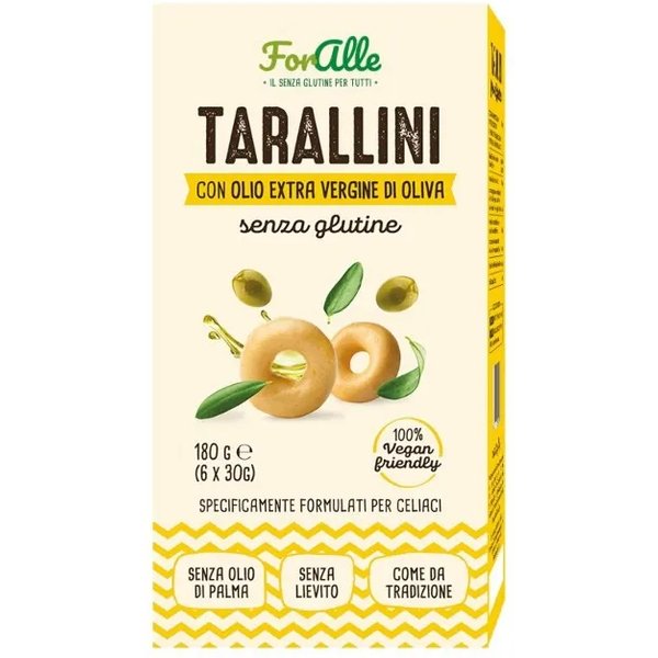 Foralle Tarallini Con Olio Extravergine Di Oliva Senza Glutine 180 G-image