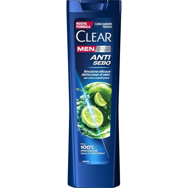 Clear Anti Sebo - Shampoo Antiforfora Per Capelli Grassi 225 Ml-image