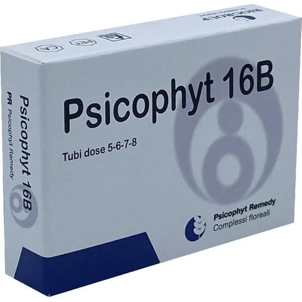 Psicophyt 16 B - Integratore Per Lo Stress Psicofisico 4 Tubi Da 1,2 G-image