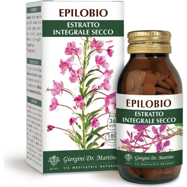 Epilobio Estratto Integrale Secco 180 Pastiglie - Integratore Per La Prostata-image